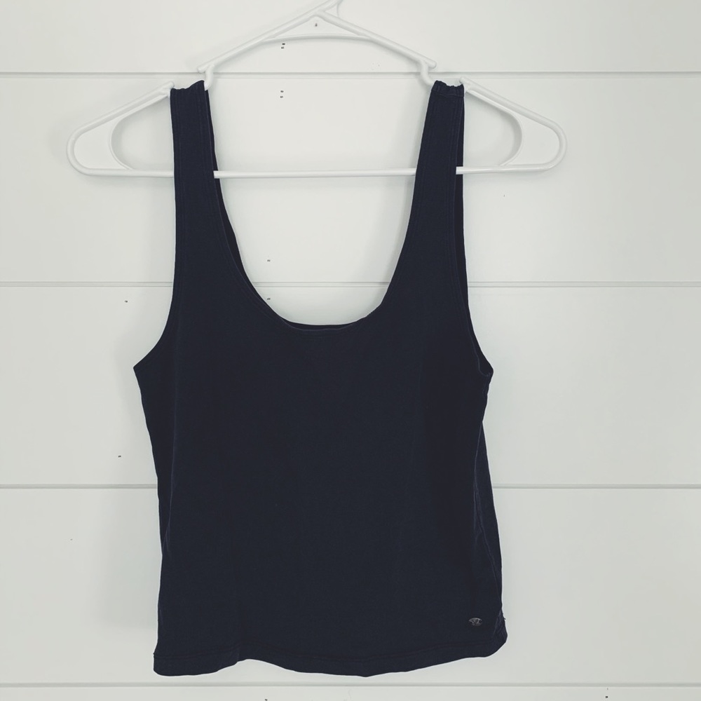 American Eagle Charcoal Cropped Tank